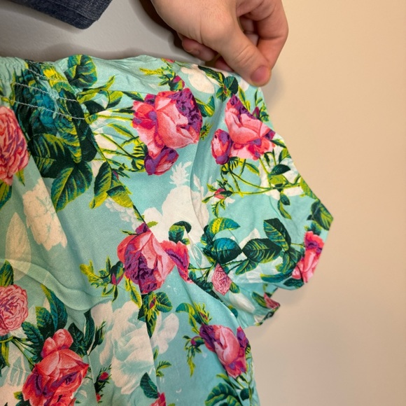 NWT Betsey Johnson Pinky Bright Floral-Print Mini Dress, Size L - Picture 6 of 11